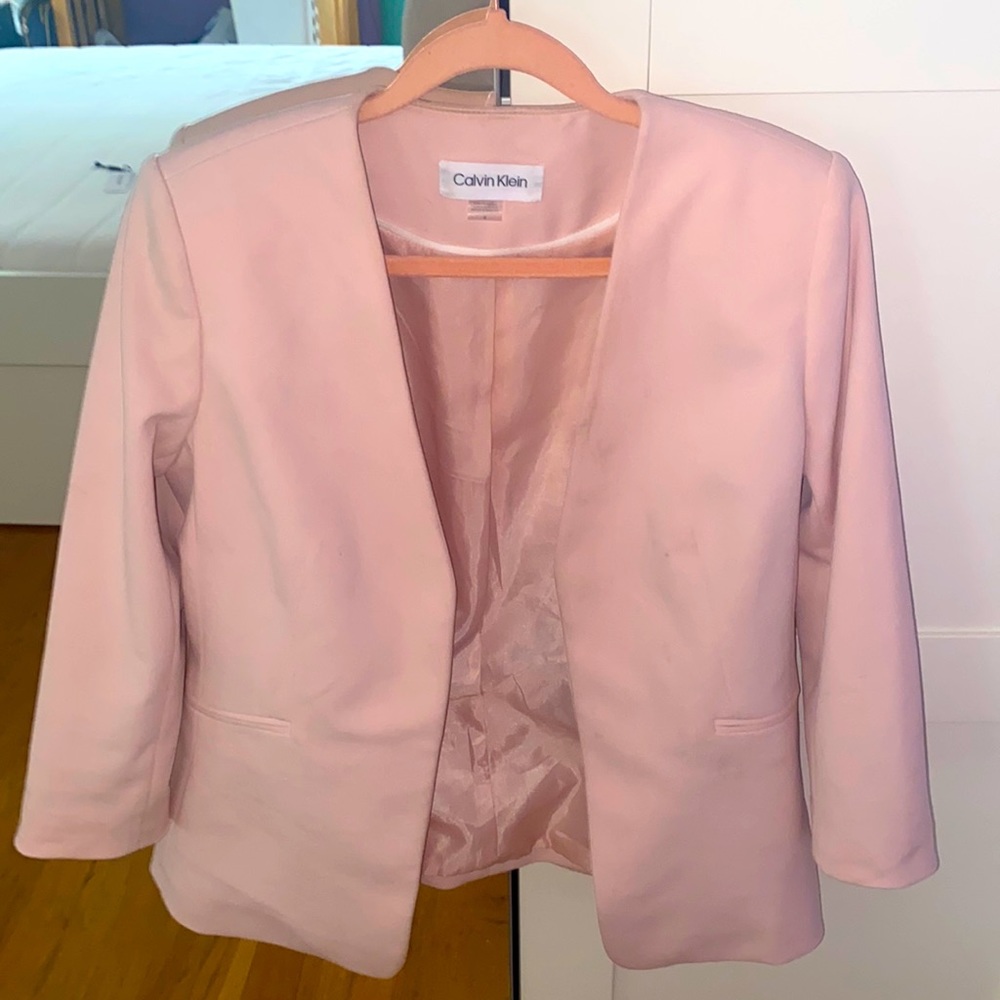 Calvin Klein Pink Blazer